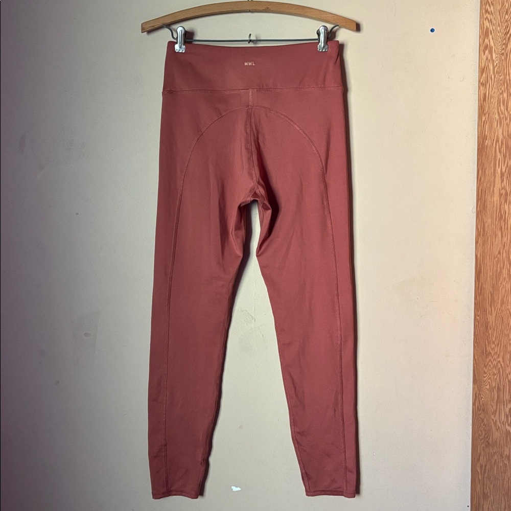Madewell MWL Flex High-rise 25” Leggings in Weathered Brick, M - Picture 5 of 8